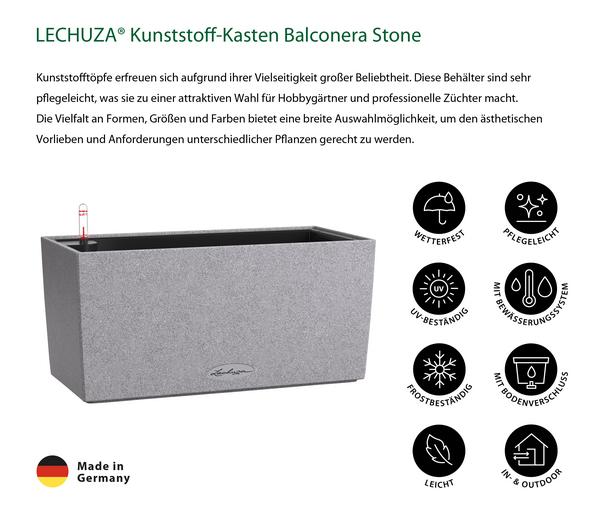 LECHUZA® Kunststoff-Kasten Balconera Stone,