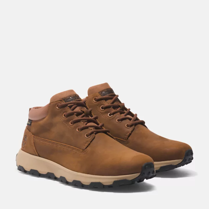 Windsor Park Gore-Tex Chukka para homem na cor marrom