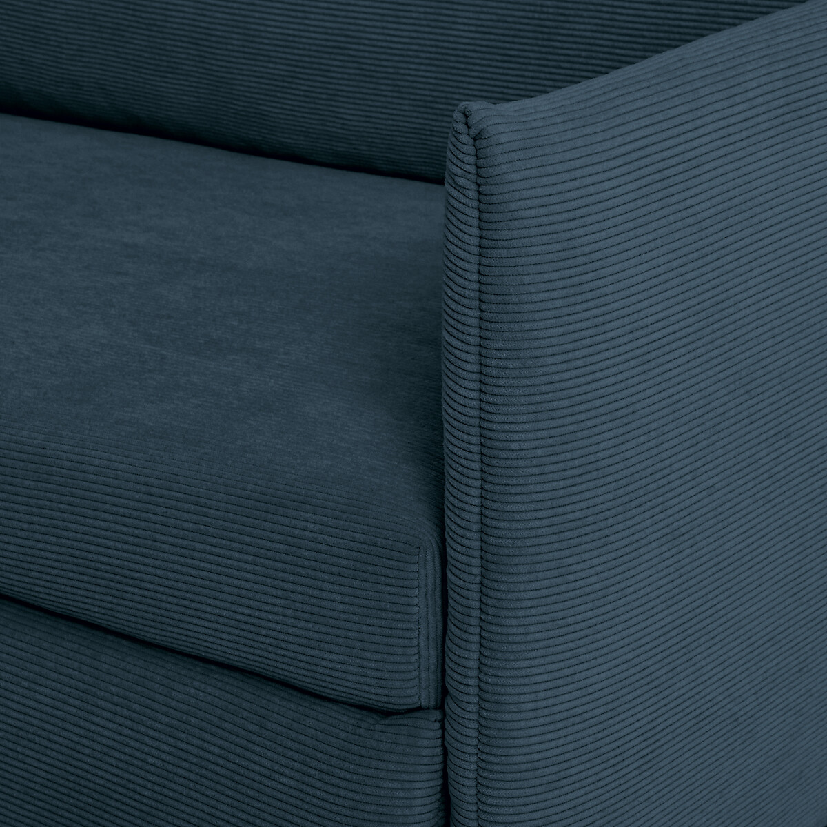 LA REDOUTE INTERIEURS<br>Sofá-cama de veludo cotelê fino, ZOFT