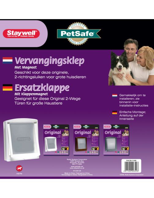 Staywell-Petsafe Vervangingsklep 760\/775\/777 - Hondenluik - per stuk