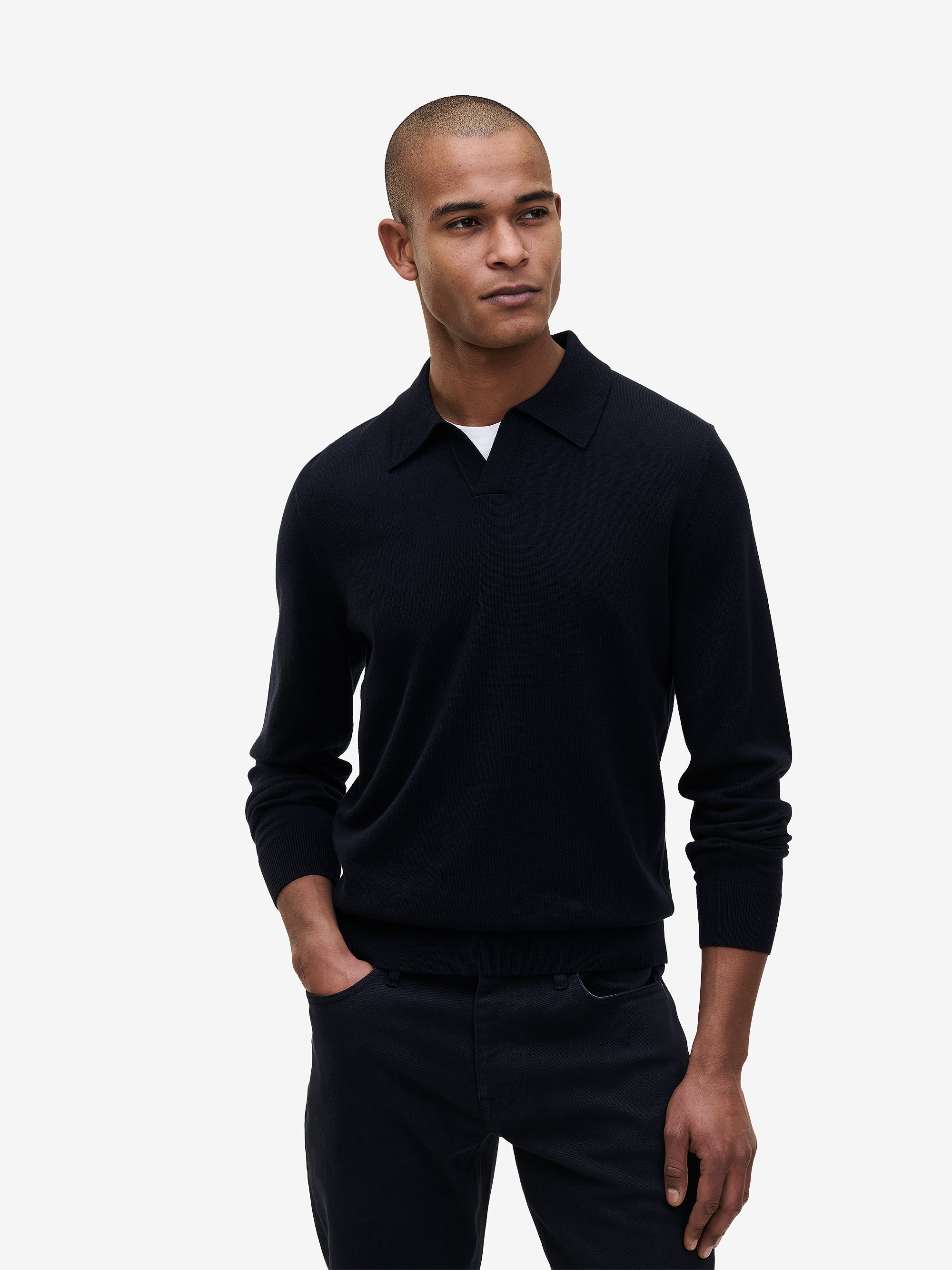 Parker LS Heavyweight Cotton Silk KW01020-NVY