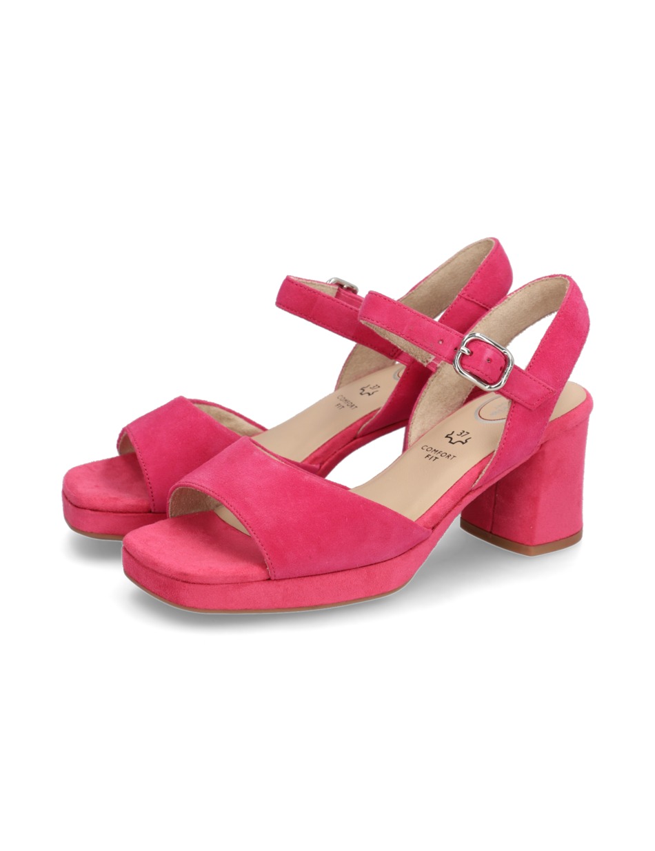 Veloursleder Sandale