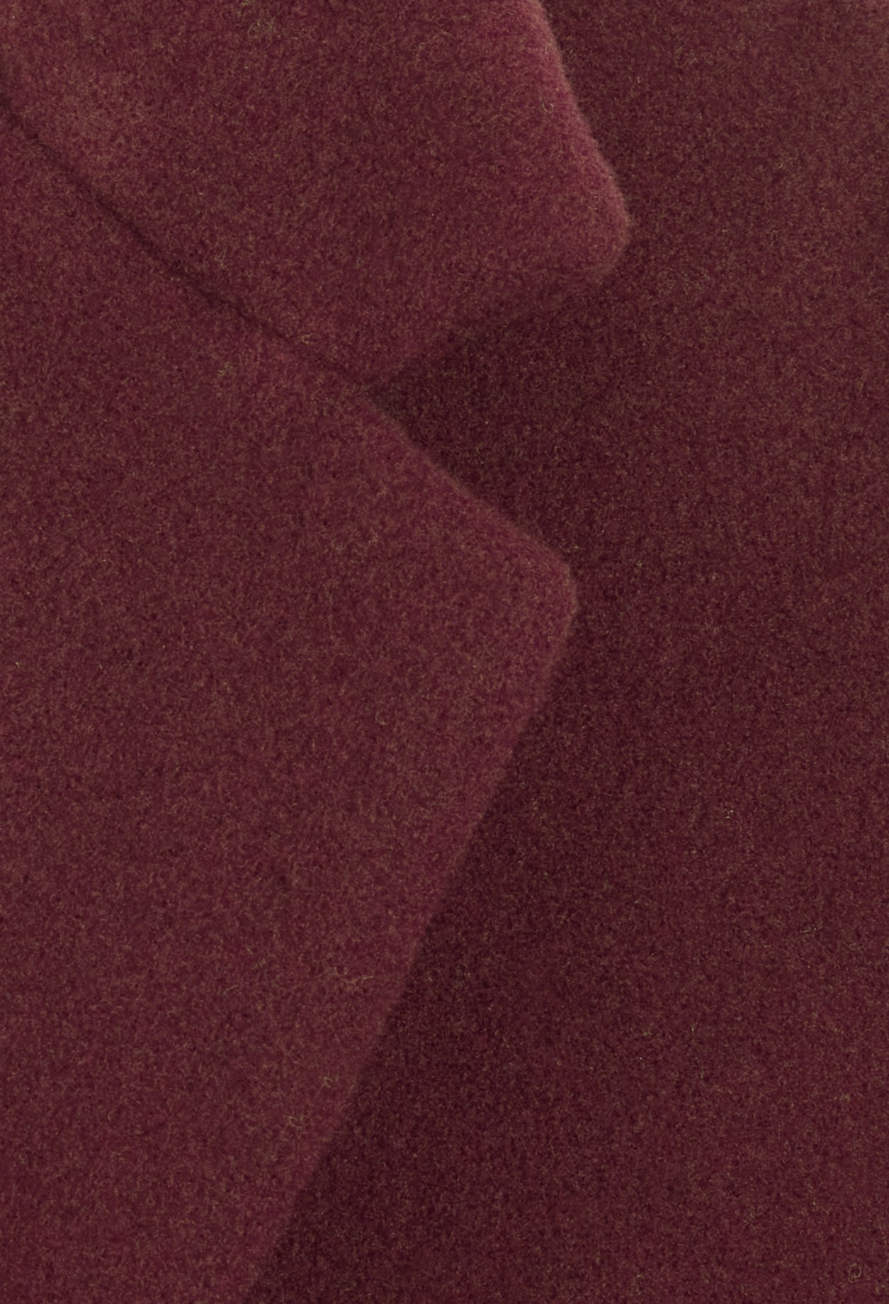 Manteau mi-long laine melangee