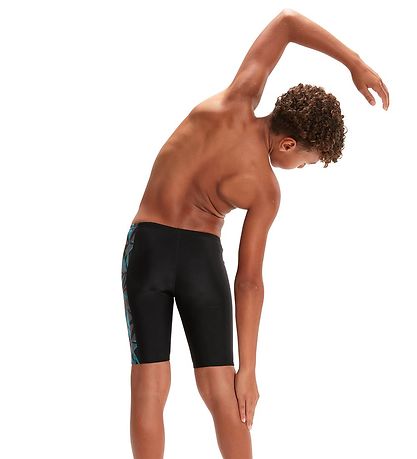 Speedo Bådebukser - Boys Hyper Boom Panel Jammer - Sort/Bl?
