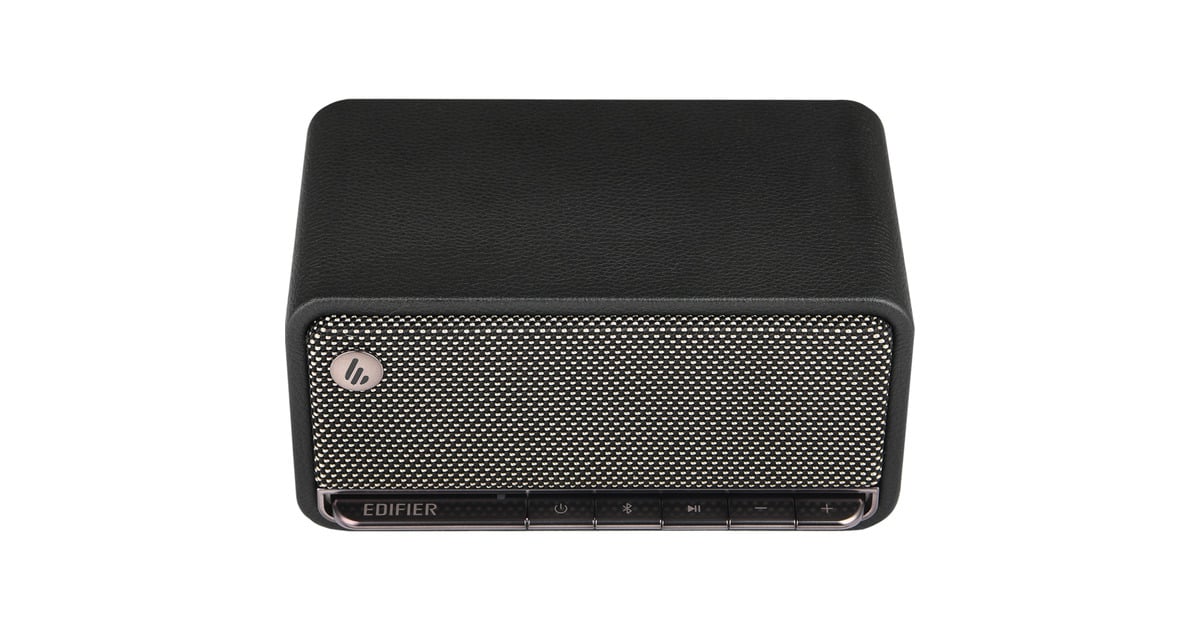 EdifierMP230 Retro Bluetooth speaker luidspreker  (Zwart, Bluetooth, microSD, Aux, USB-C)