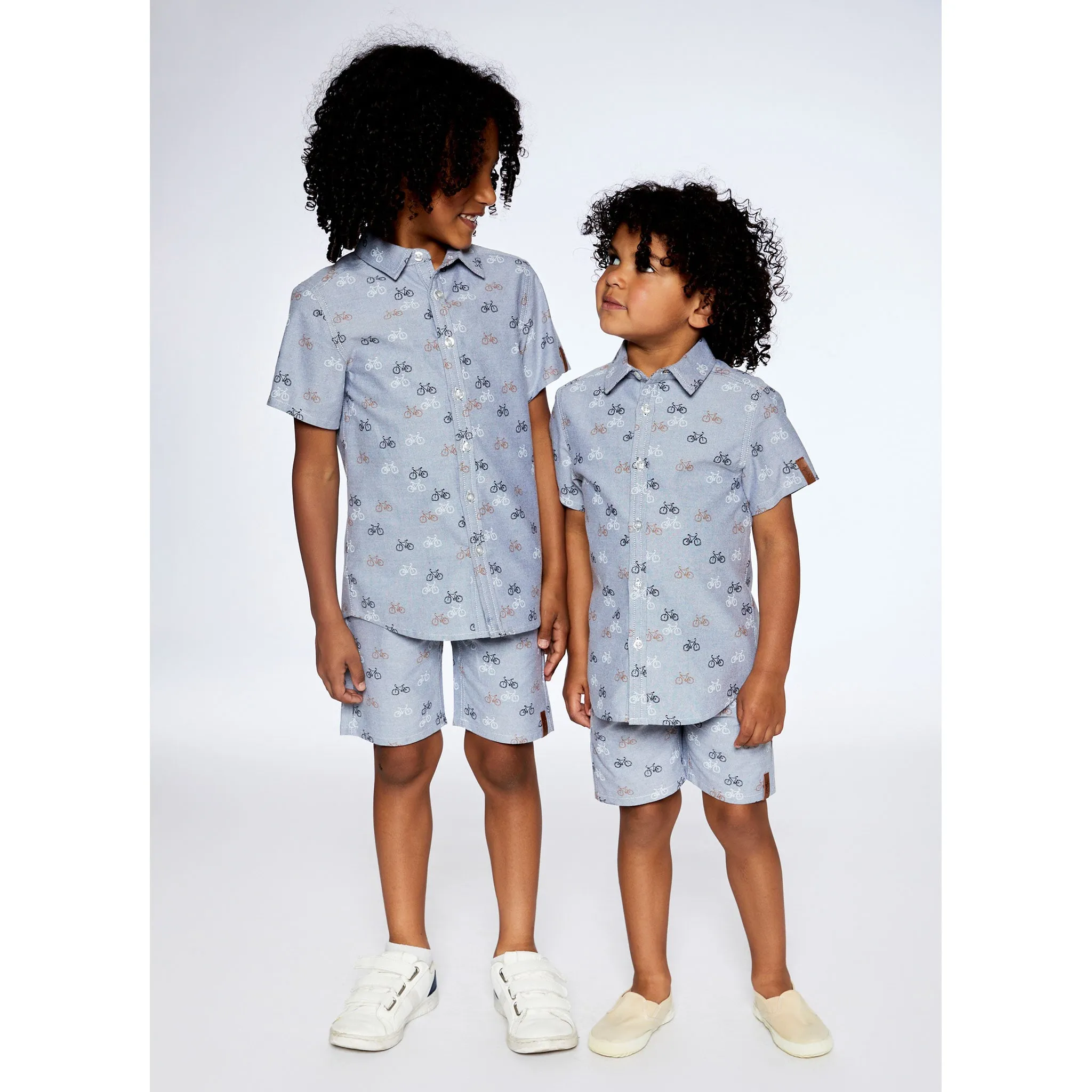 Deux par Deux Chemise Imprimé Vélo BOYS 3-6ans