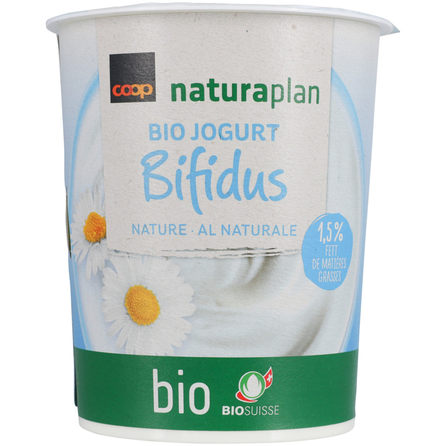 Naturaplan Bio Joghurt 1.5% Fett Bifidus Natur