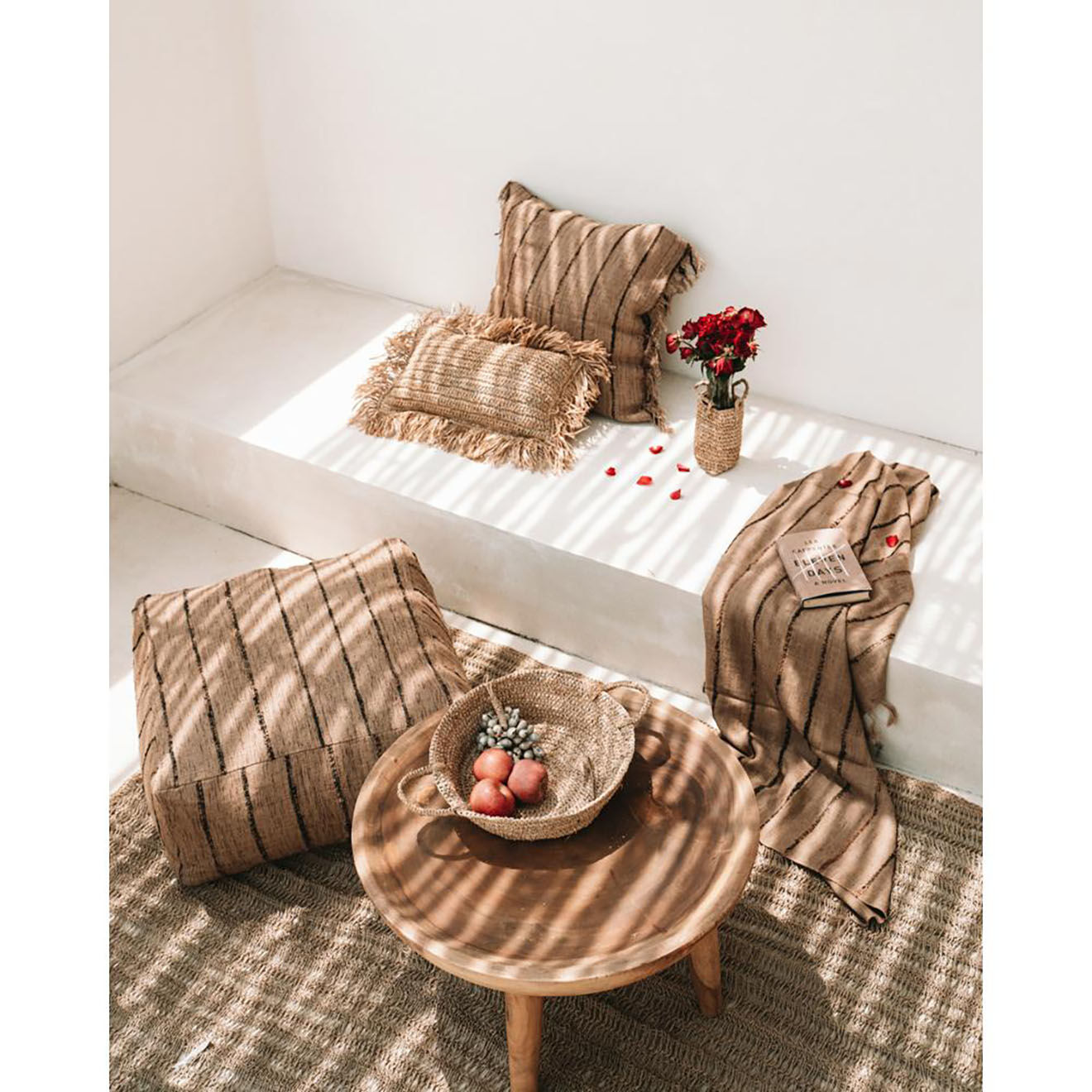 Bazar Bizar Housse de coussin Oh My Gee beige - 60x60 cm