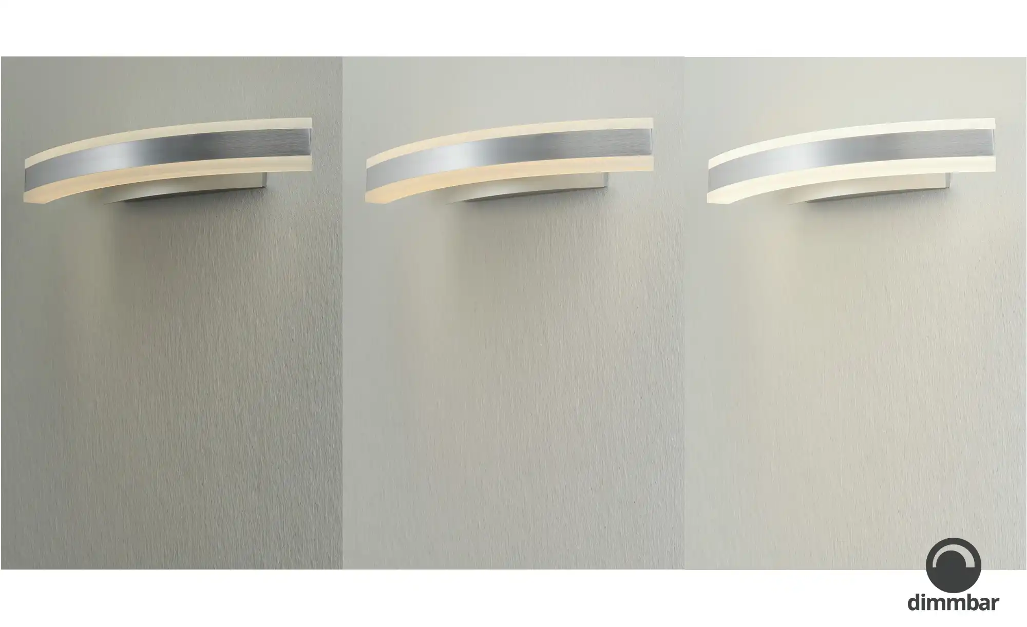 Fischer-Honsel LED-Wandleuchte, 1-flammig, Alu-matt