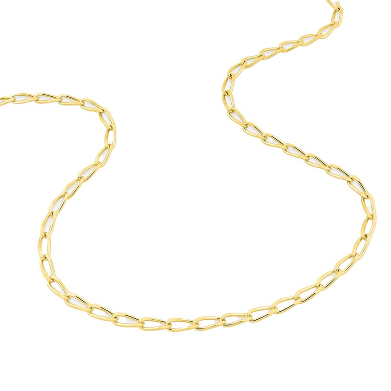 Bracelet Mixte 18 cm  - Cheval - Or 18 Carats - Largeur 5 mm