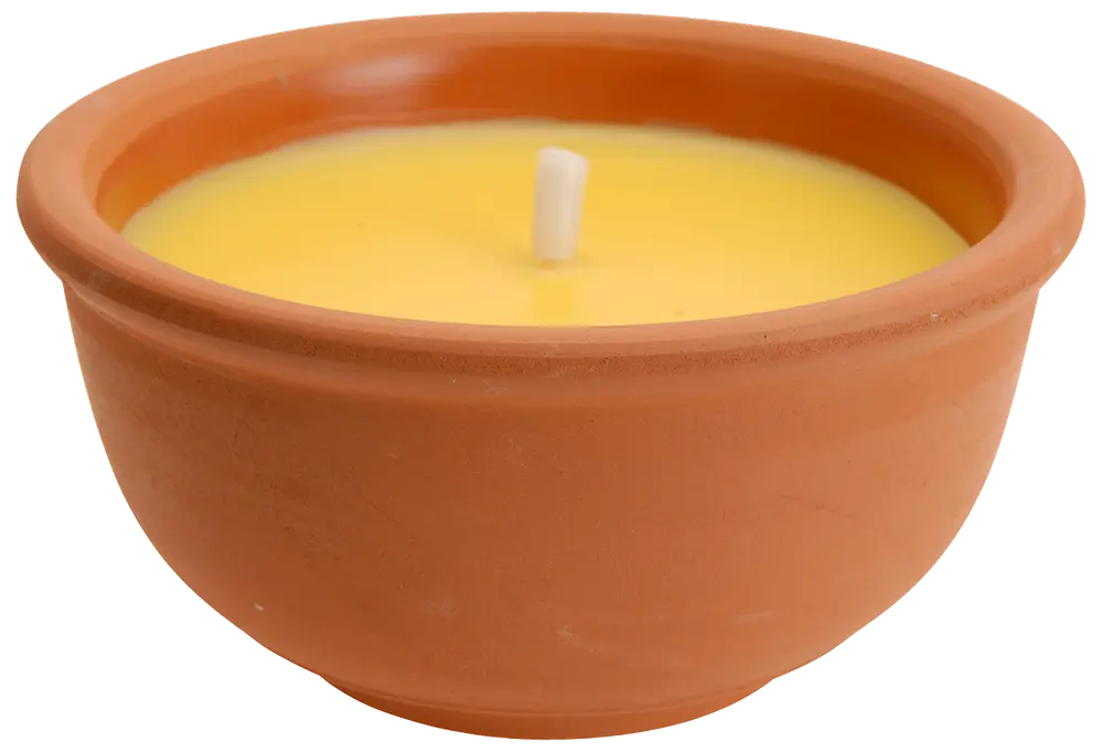 Citronellalys i lerpotte