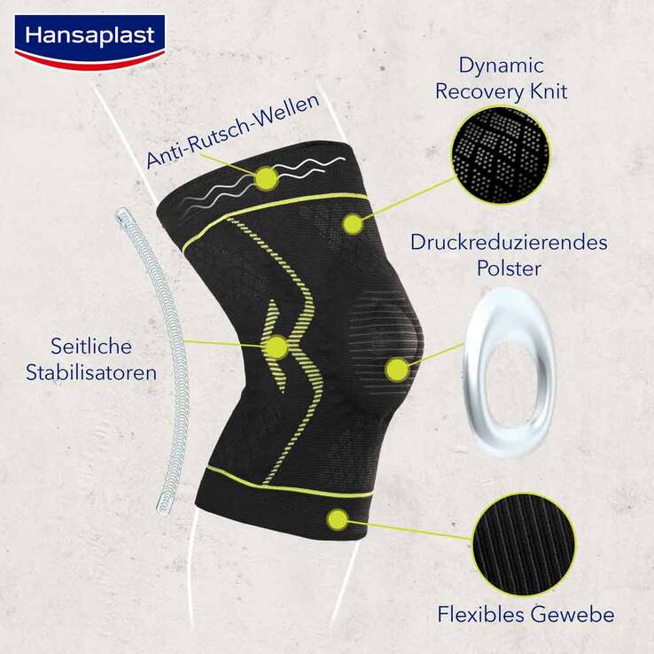 Hansaplast Sport Knie-Bandage Größe L/XL, 1 St