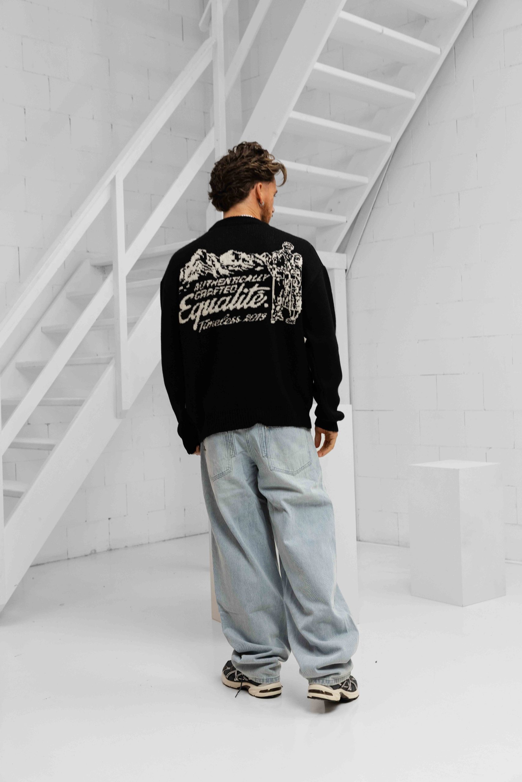 Project x Paris Barrel Fit Jeans Heren Lichtblauw