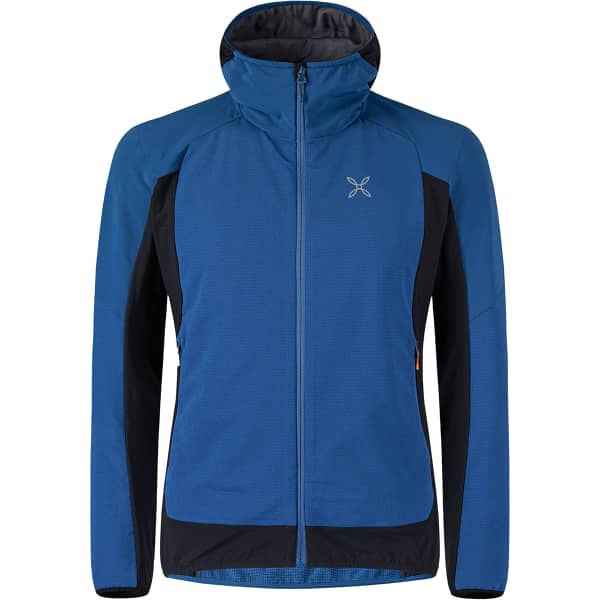 Veste softshell MONTURA PREMIUM WIND HOODY JACKET DEEP BLUE/ORANGE