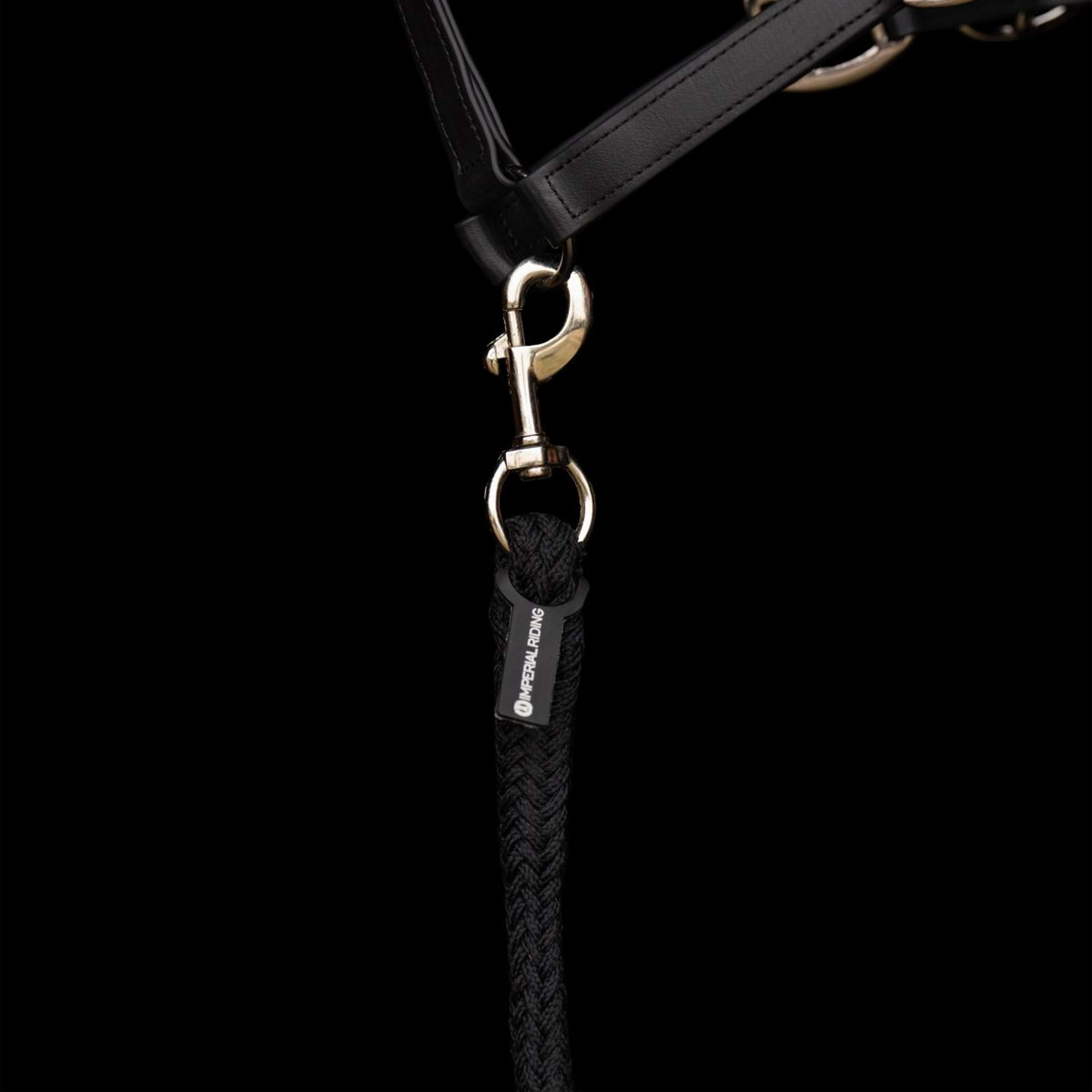 Imperial Riding Halstertouw IRHClassic met Paniekhaak Zwart