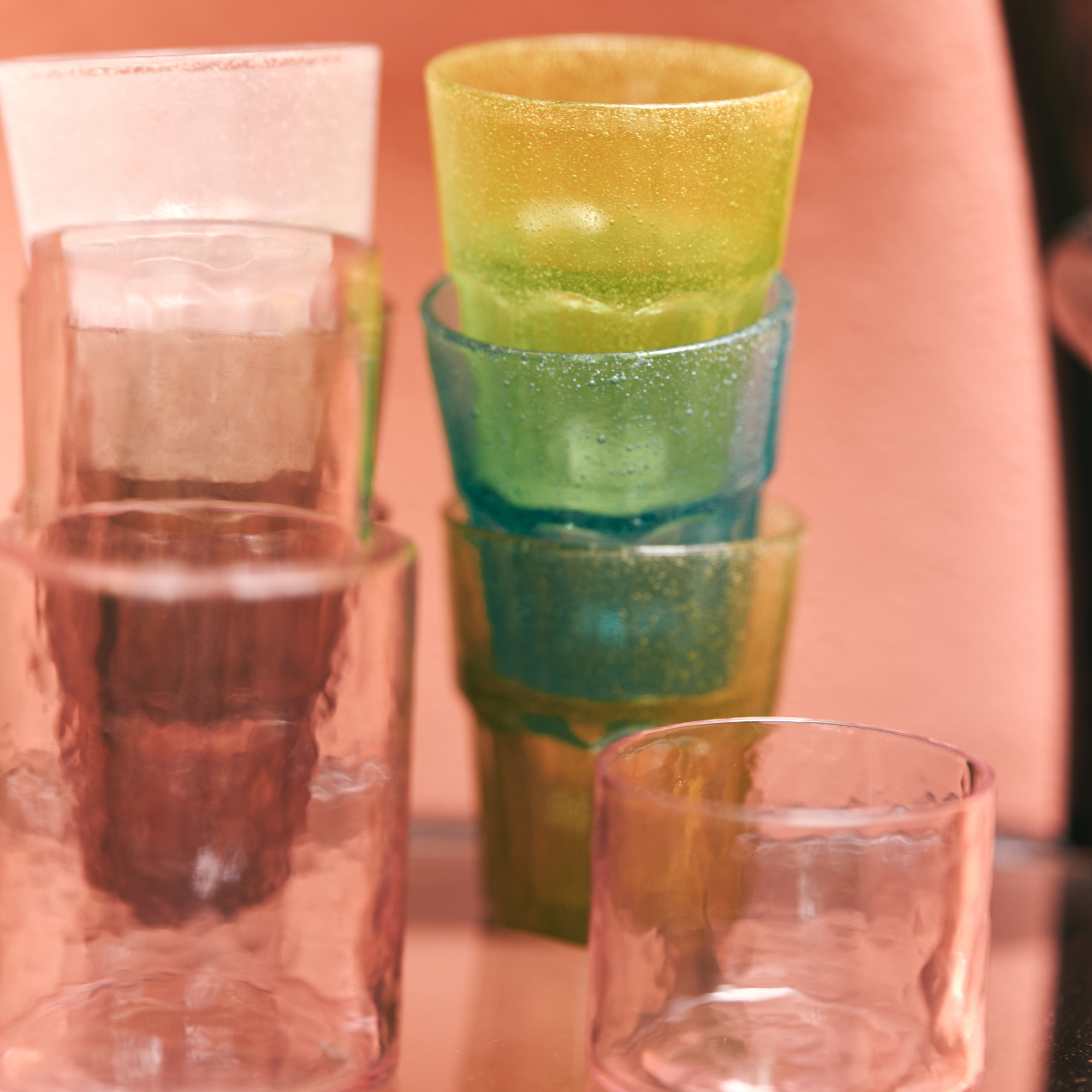 Mineral water glasses - set van 6