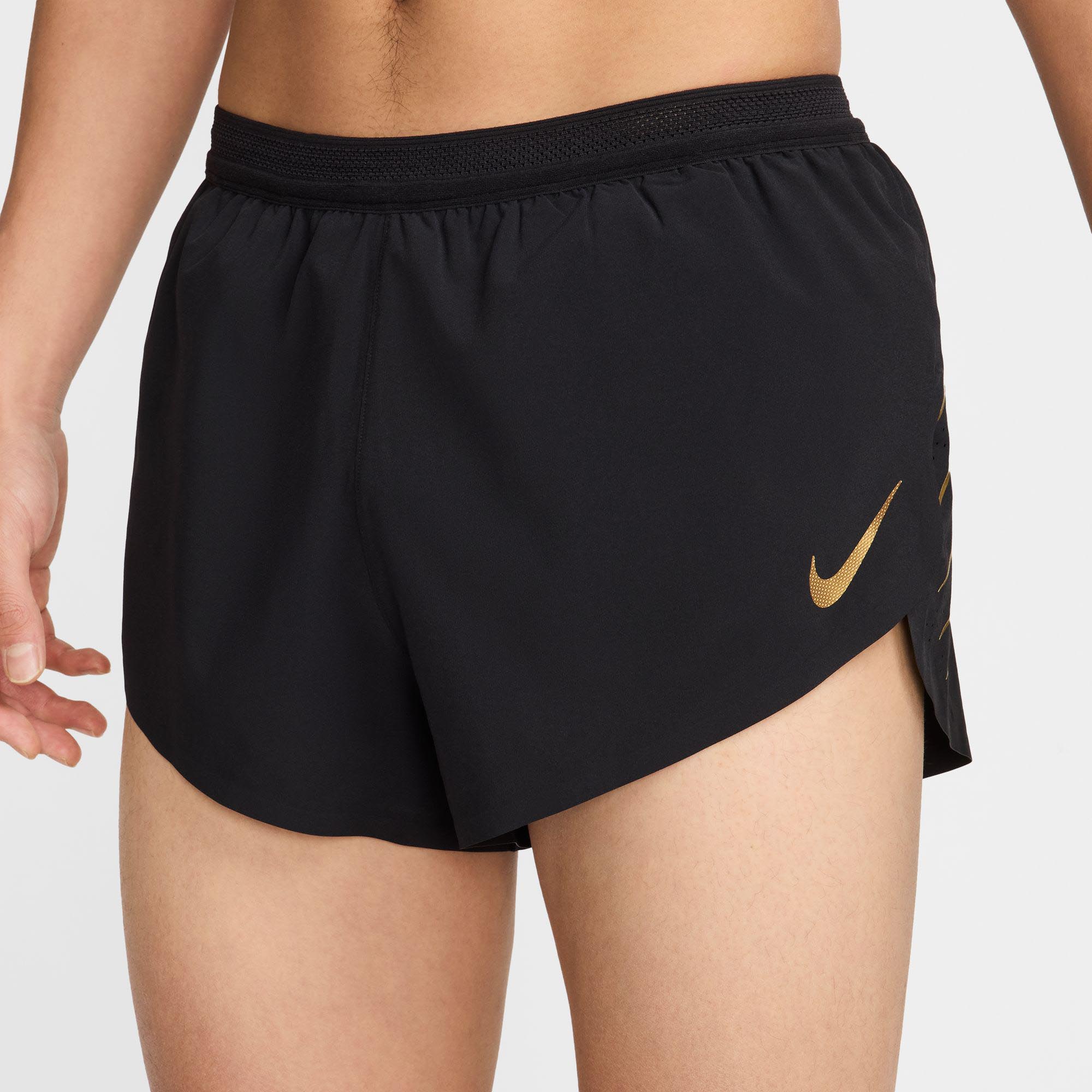 Jakob Ingebrigtsen Aeroswift 2'' Shorts Herre 010/Black/Metallic Gold