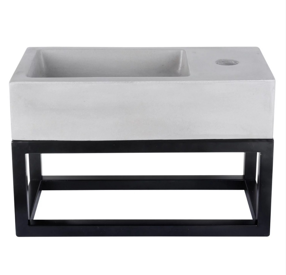 Differnz Ravo fontein 38.5x18.5x9cm beton licht grijs