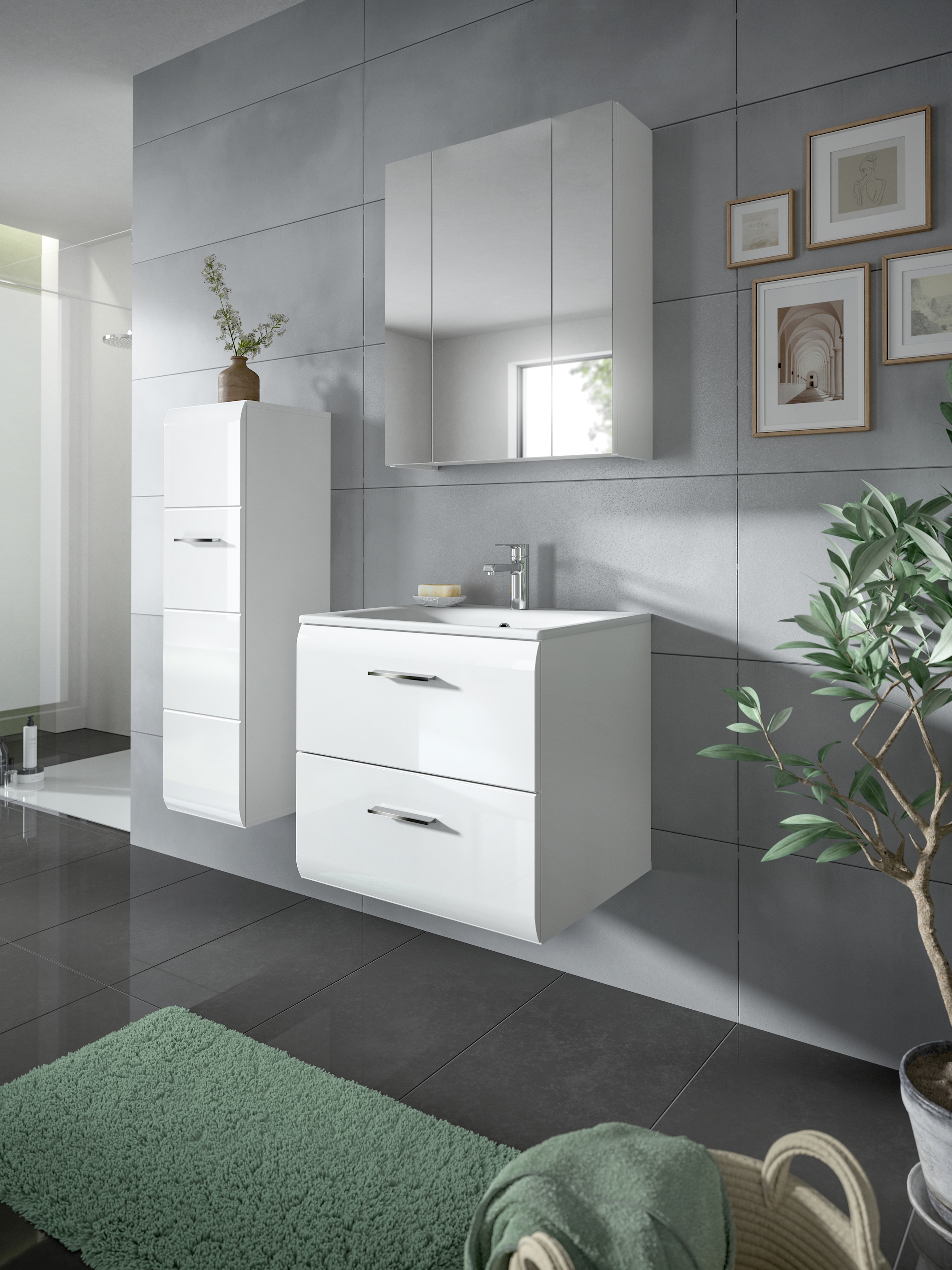 INOSIGN Badezimmer-Set Set, 3 Stk. tlg.