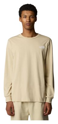 T-Shirt Manches Longues Homme The North Face Easy Beige