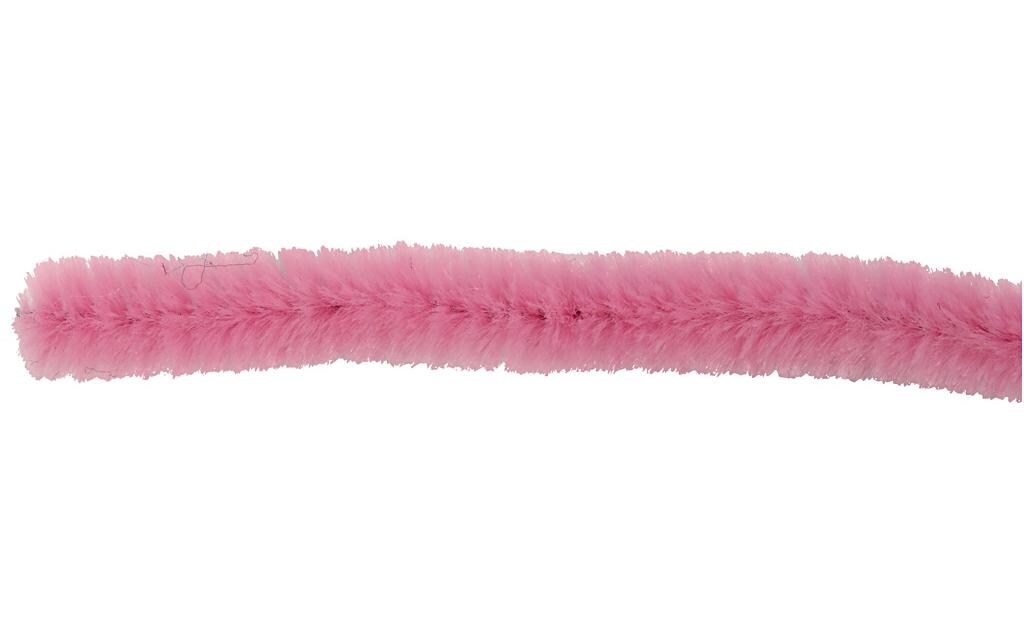 Chenilledraht 15 mm, 15 Stück, PinkBiegsame Pfeifenreiniger