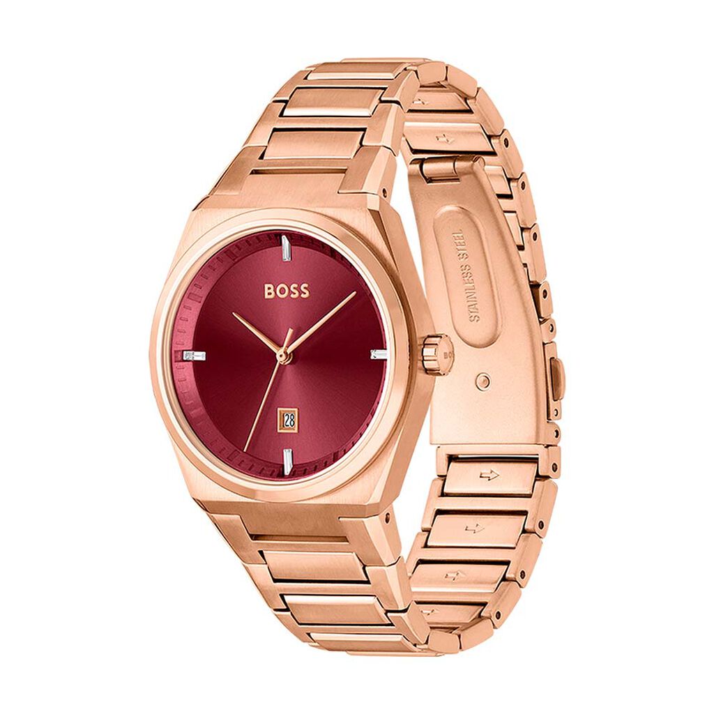 Montre Boss Steer Rouge