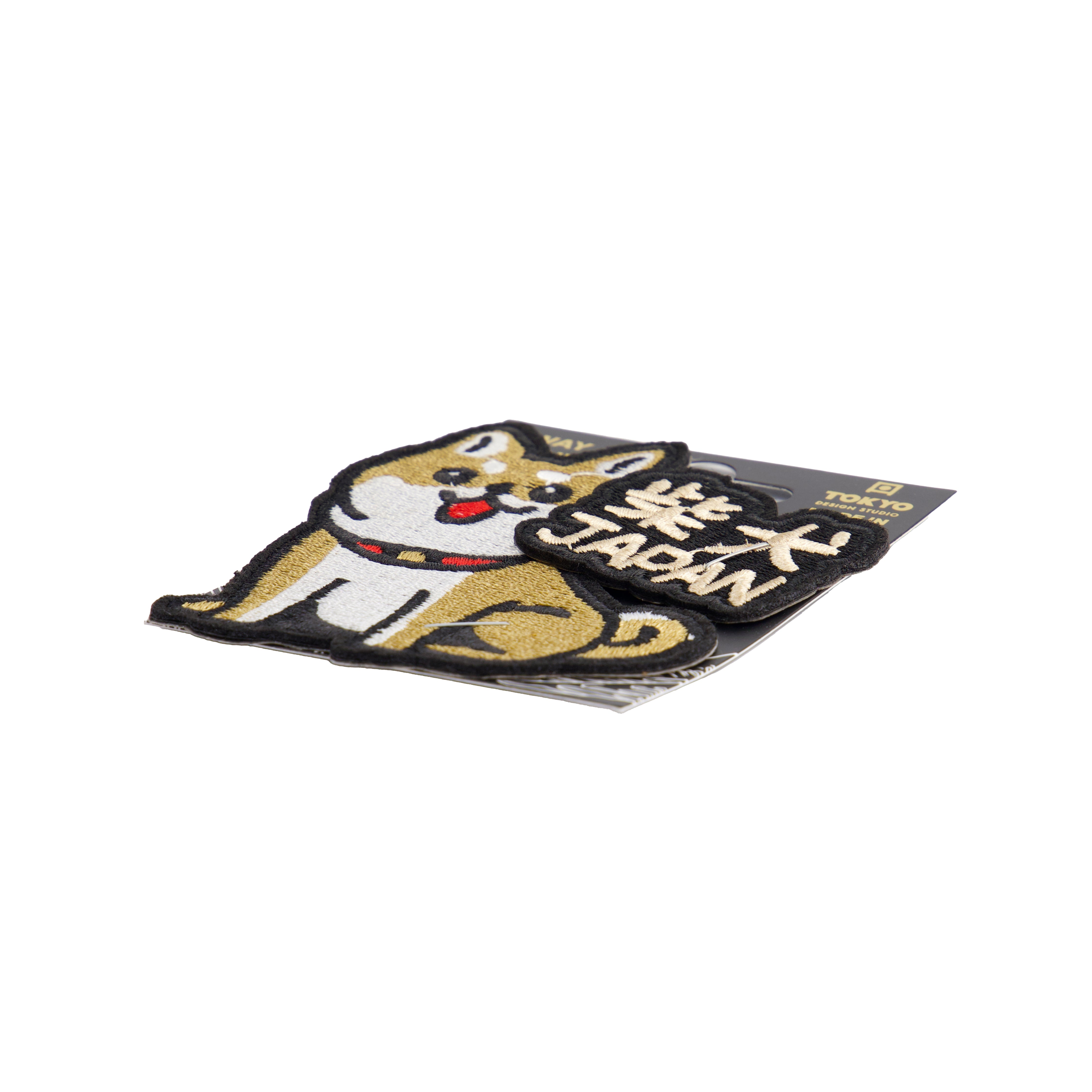 Tokyo Design Studio  Shiba-Dog Japan 2Way patches - Multicolor