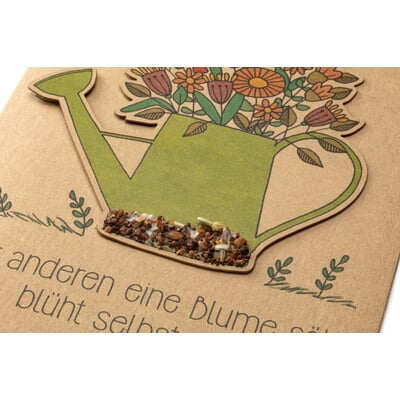 Grußkarten mit Wildblumensamen, Set 2