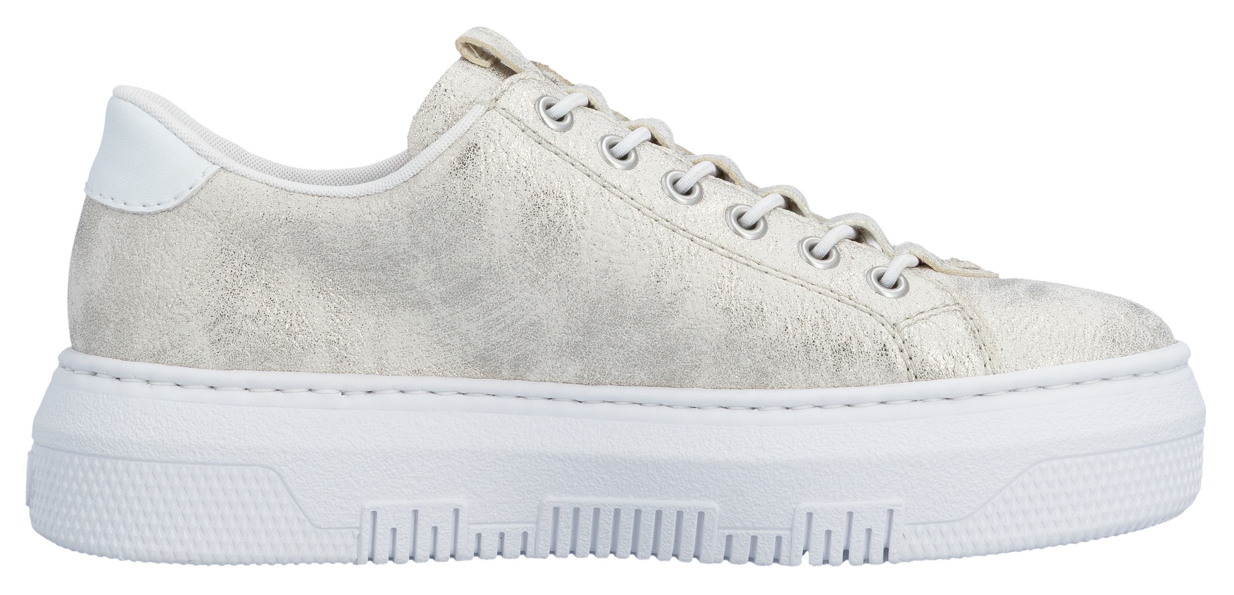 Rieker Plateausneaker  Sneaker, Slip-On Sneaker, Slipper mit Schaftrandpolster