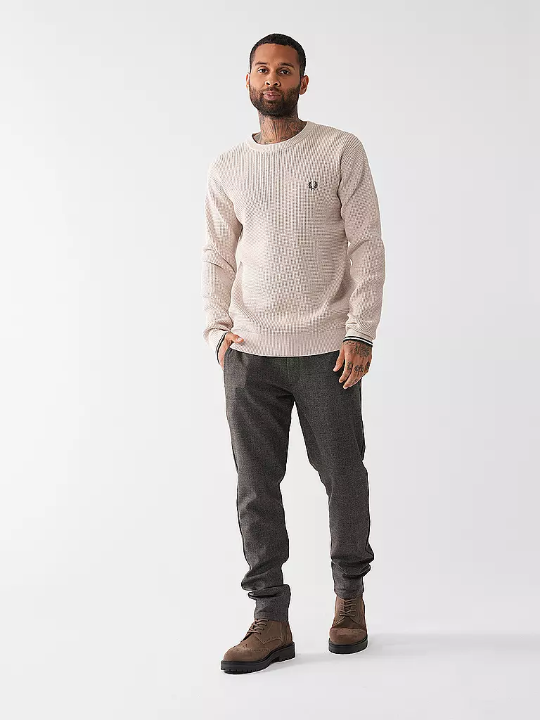 FRED PERRY Pullover creme
