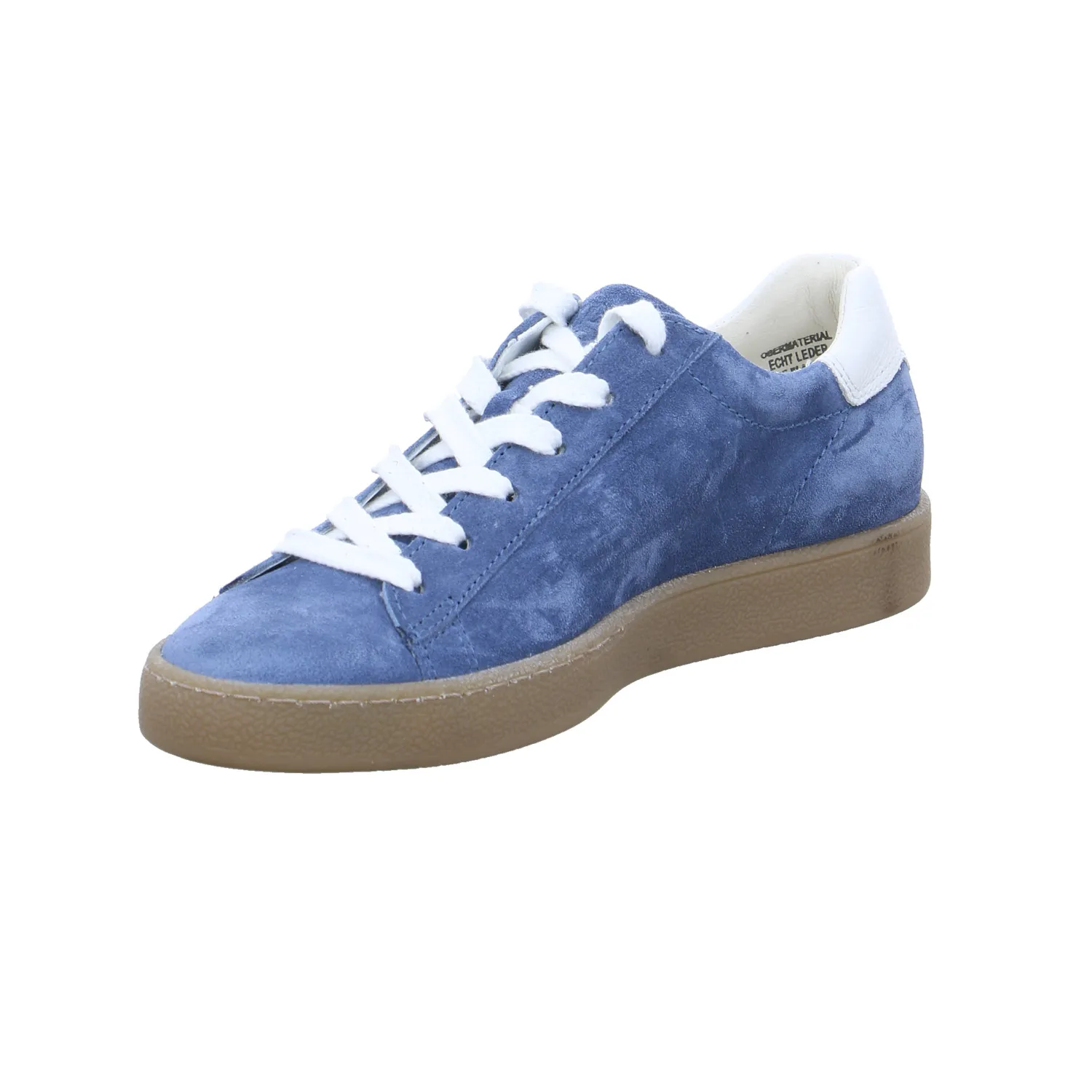 PAUL GREEN Sneaker Blau Leder  mit Wechselfussbett
