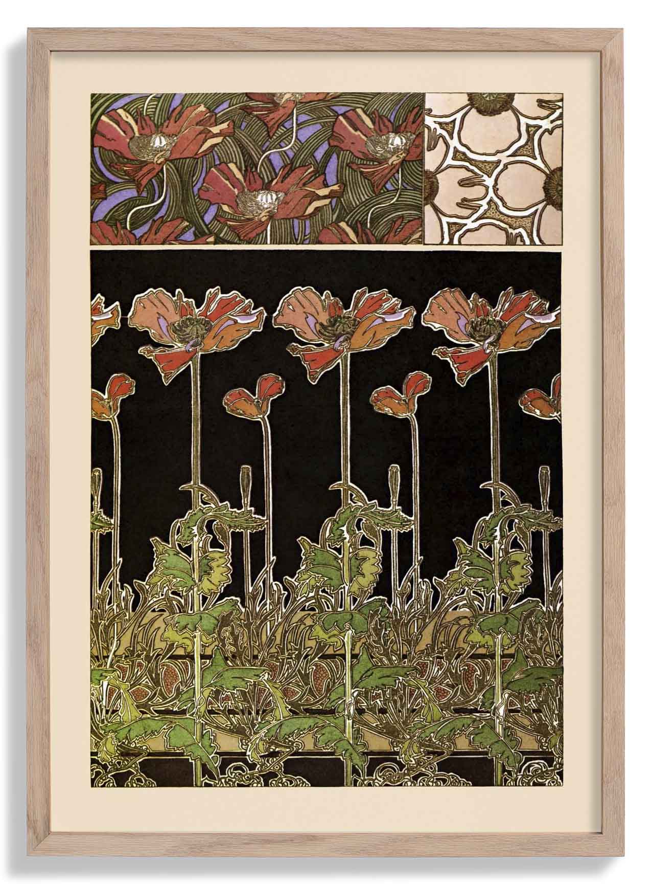 Orientalische Blumen von Alphonse Mucha