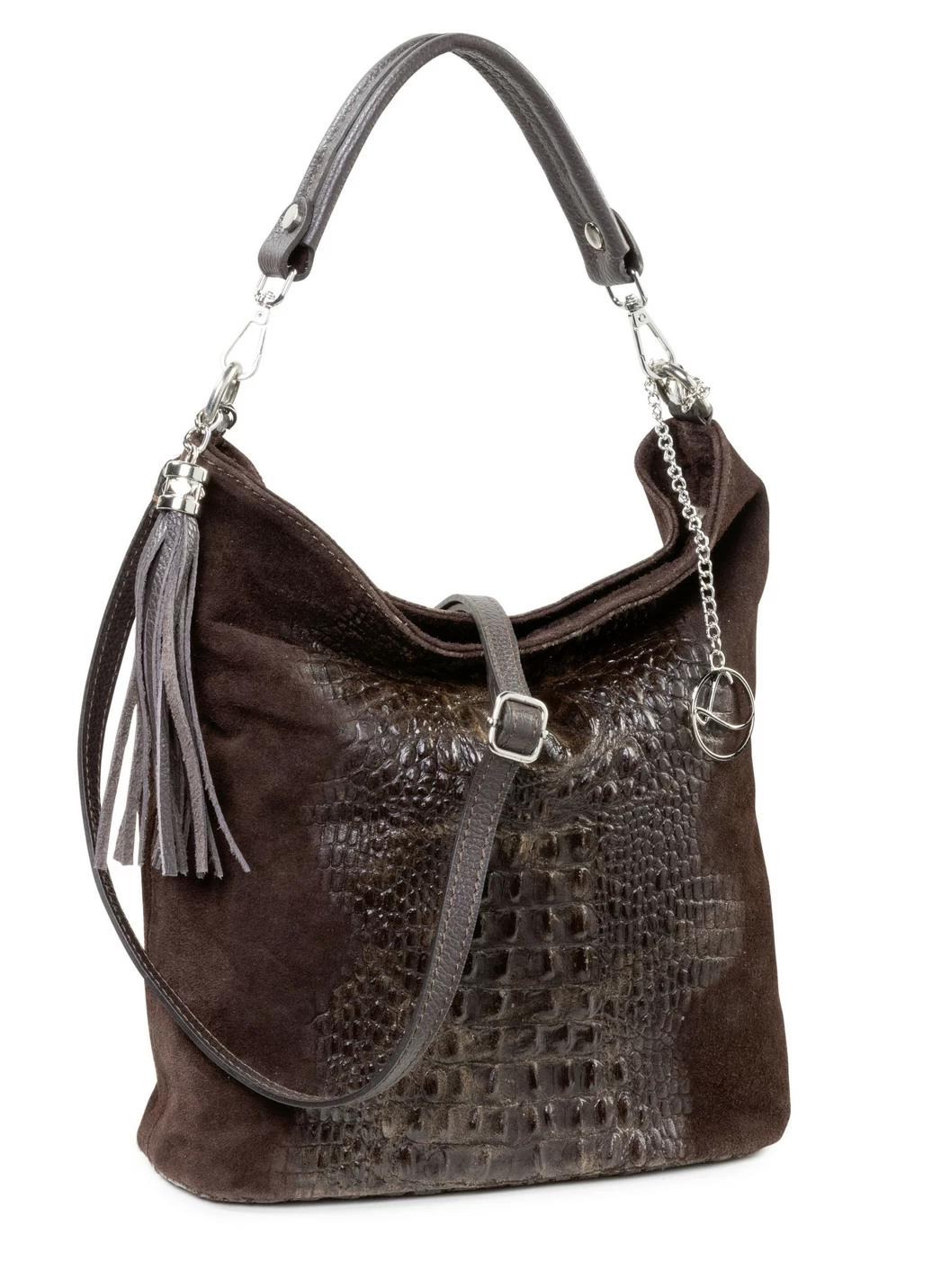 Laurina Tasche aus Kalb-Veloursleder