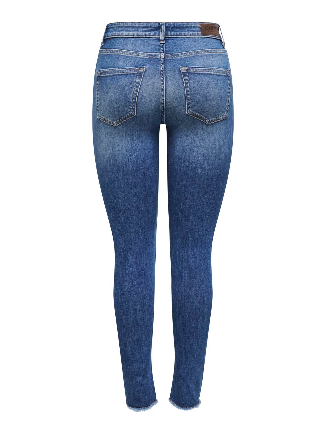 ONLBLUSH Mittlere Taille Skinny Fit Jeans Medium Blue Denim