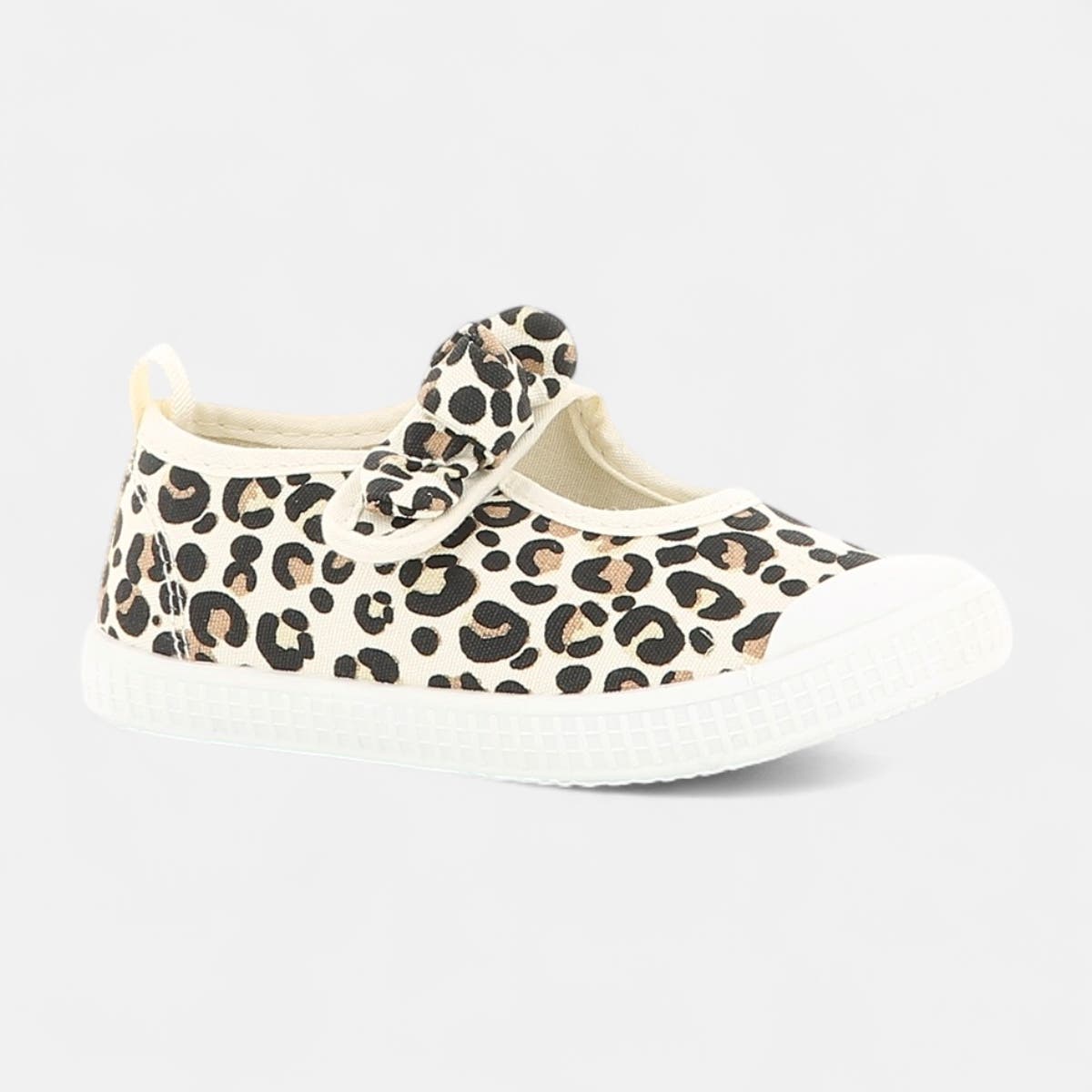 Baskets en toile Fille beige