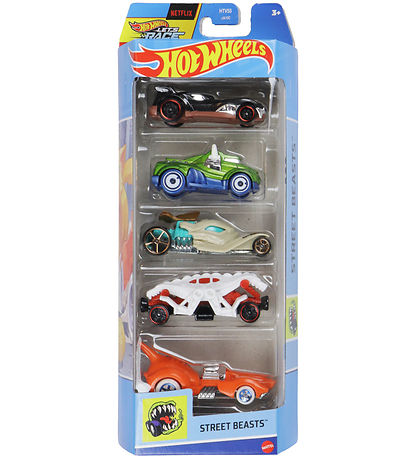 Hot Wheels Autos - 5er-Pack - Straßenbestien