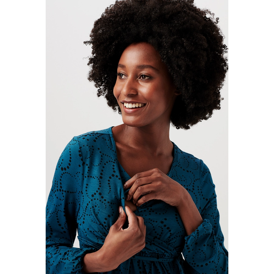 Esprit Still-Kleid Blue Coral