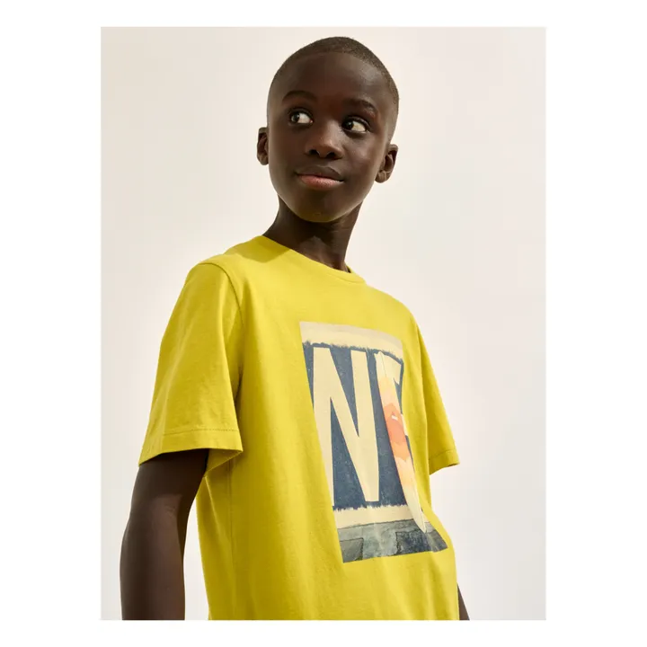 Bellerose T-shirt Kenny Coton Bio | Jaune