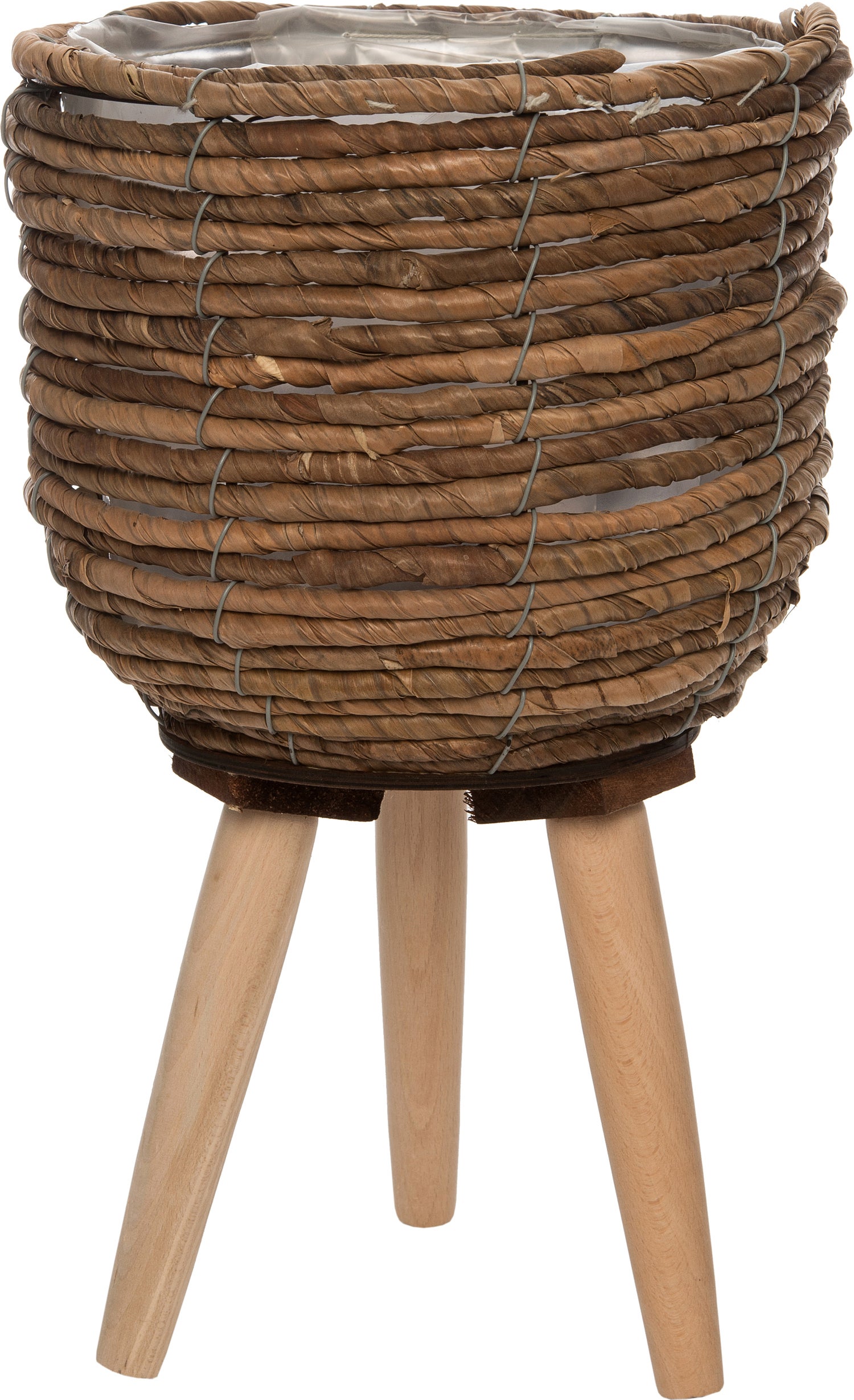 Intratuin bloempot blad bruin 36 cm
