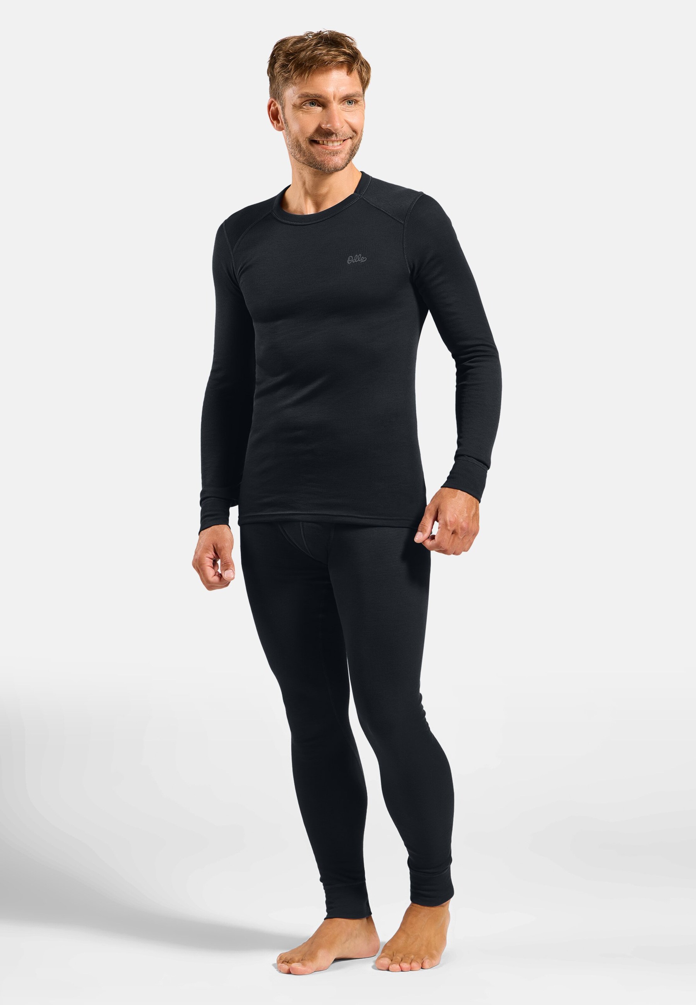 Active Warm Base layer Set in black