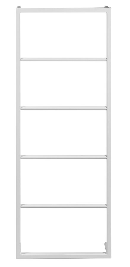 Sapho Industrial handdoekrek hangend 115x45cm mat wit