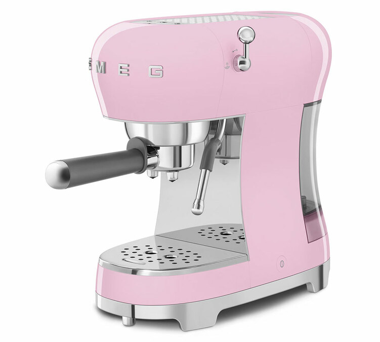 Machine expresso SMEG Rose ECF02PKEU Années 50