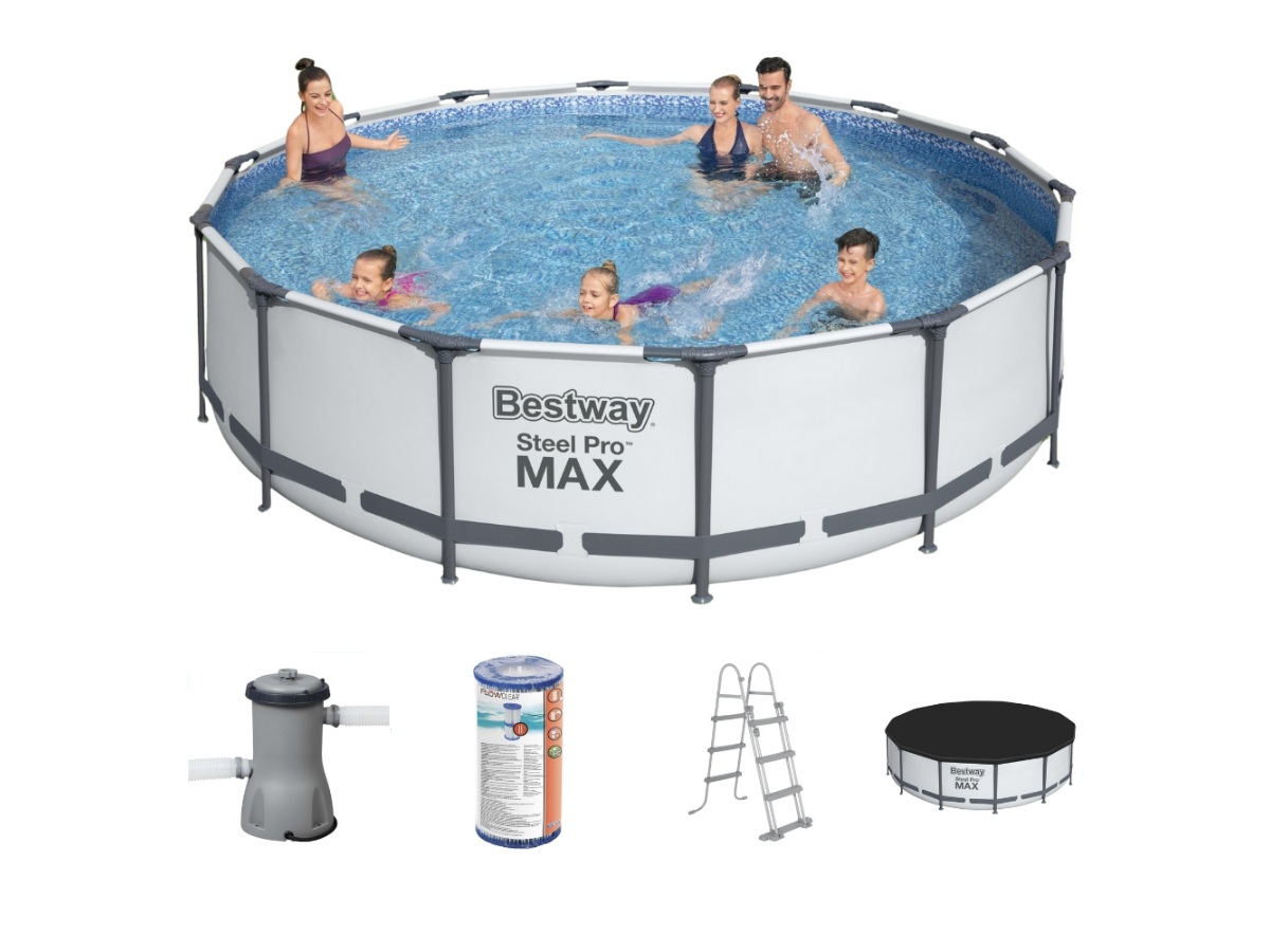 Bestway steel pro max 427x107cm zwembad – 5-delig