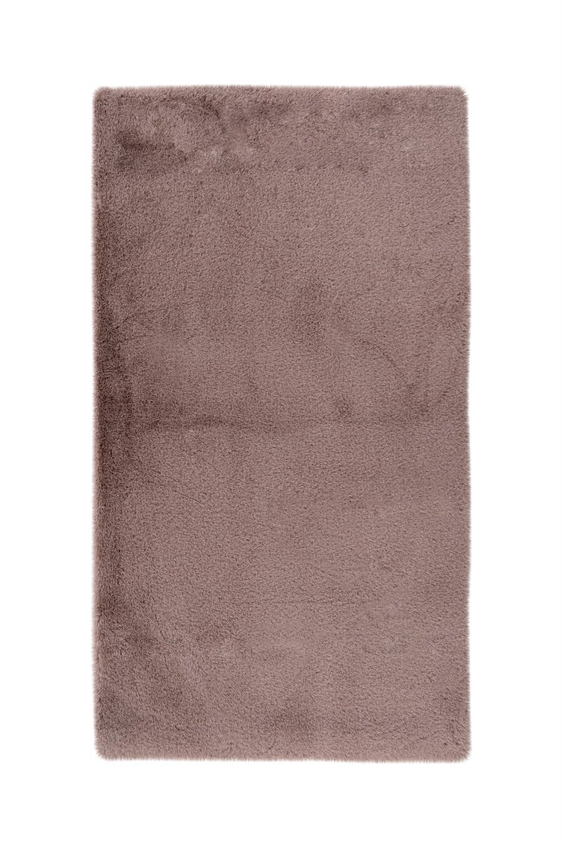 Kortpolig tapijt Enchantia Rosa 22 mm effen kleur 50 x 90 cm