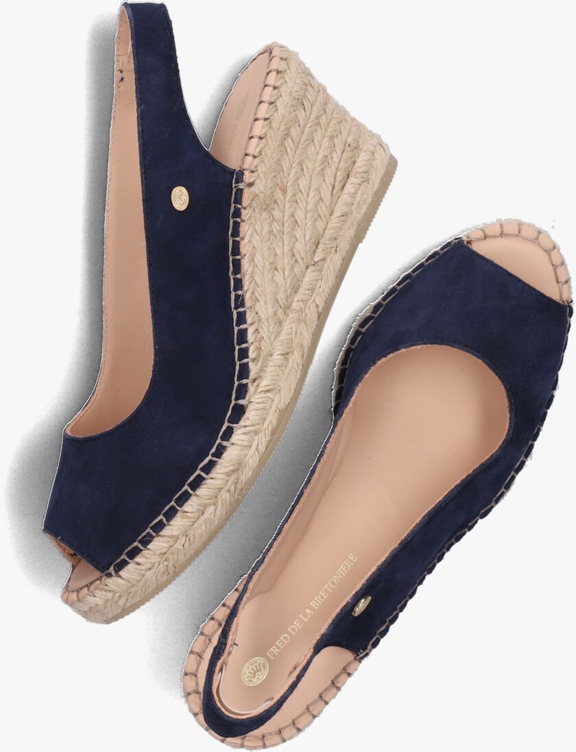 FRED DE LA BRETONIERE blauwe fred de la bretoniere espadrilles 153010240
