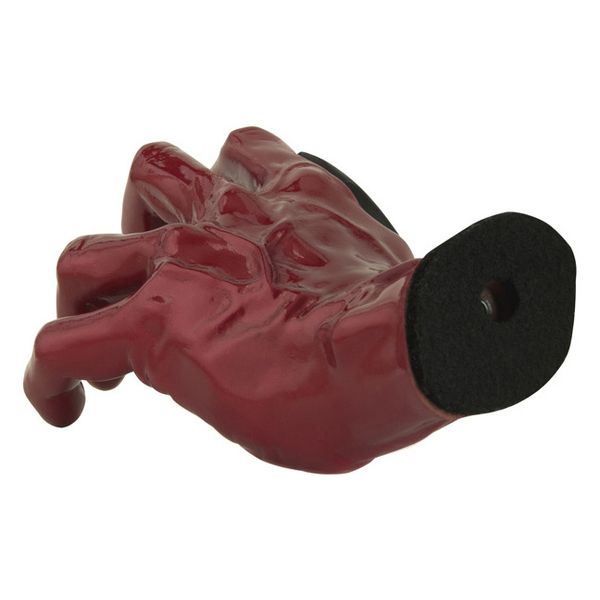 Guitar Grip Male Hand Red Metallic Left