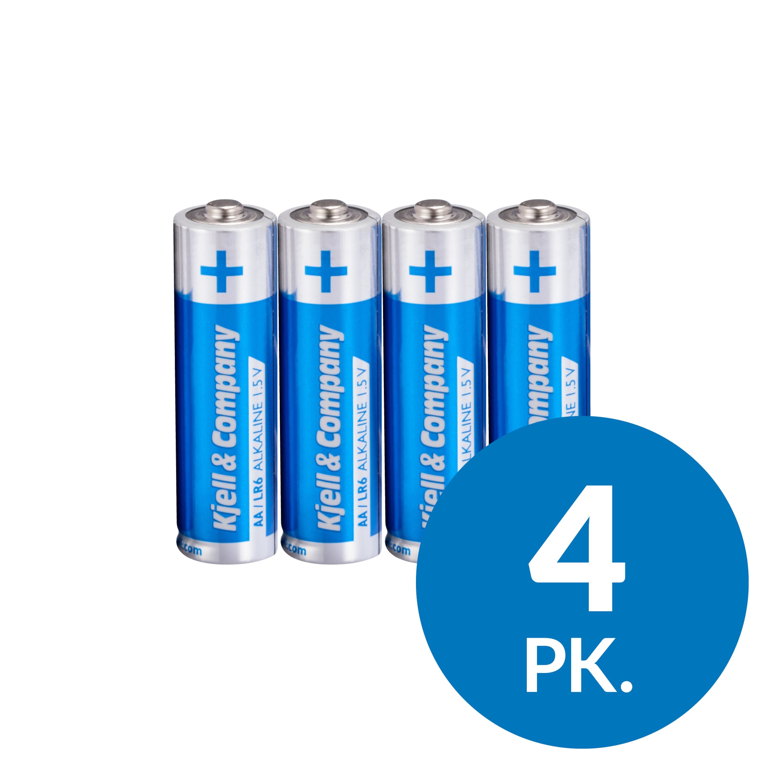 Kjell & Company AA-batterier (LR6) 4-pk.