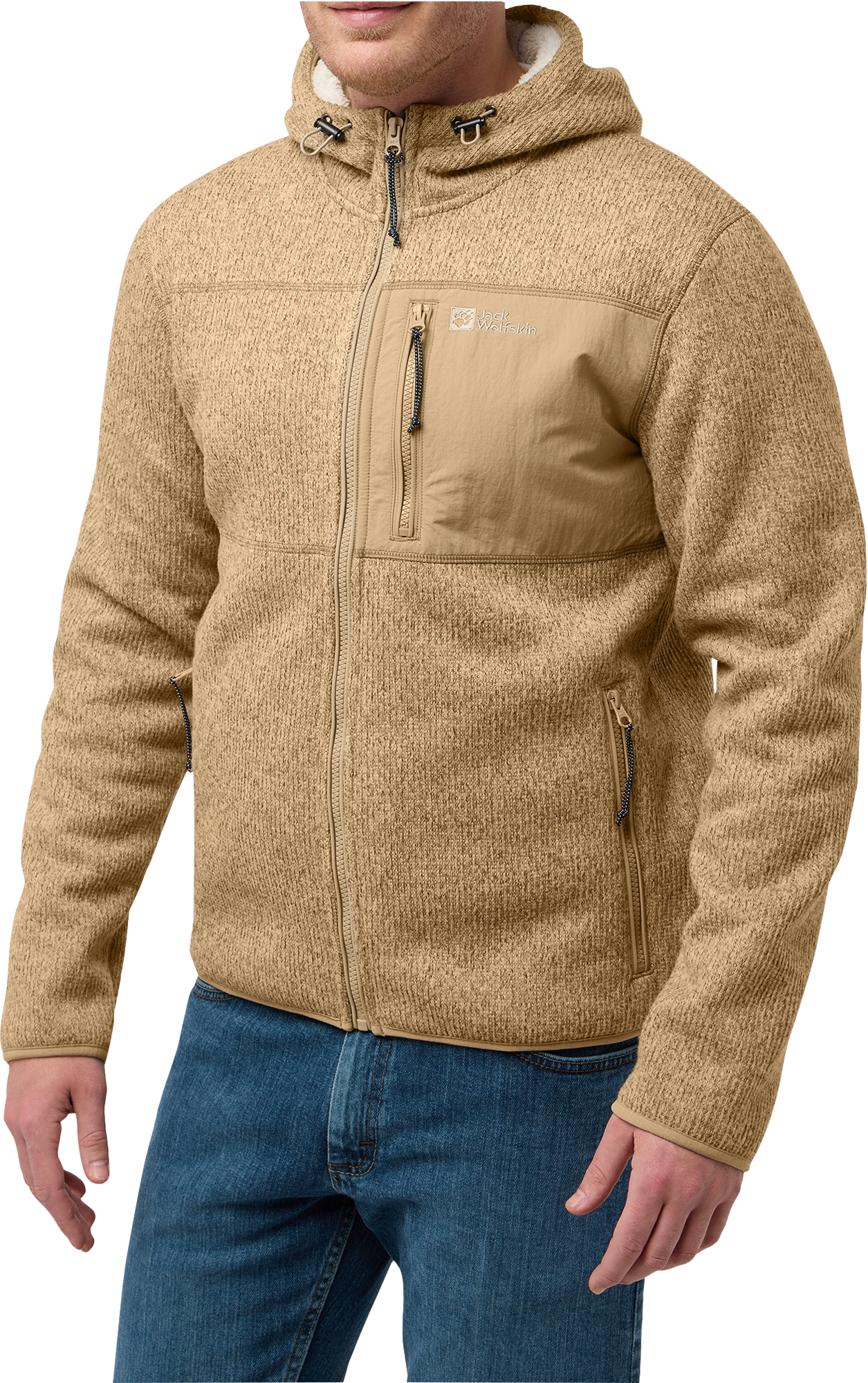 Jack Wolfskin KAMINFEUER HOODED Herrenjacke