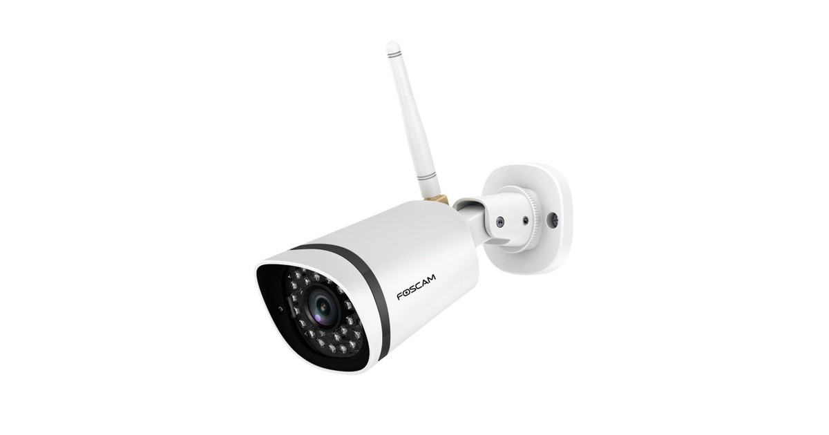 FoscamFN8108W-B4-1T, 2K/3MP 8-kanaals WiFi beveiligingsset beveiligingscamera  (Wit)