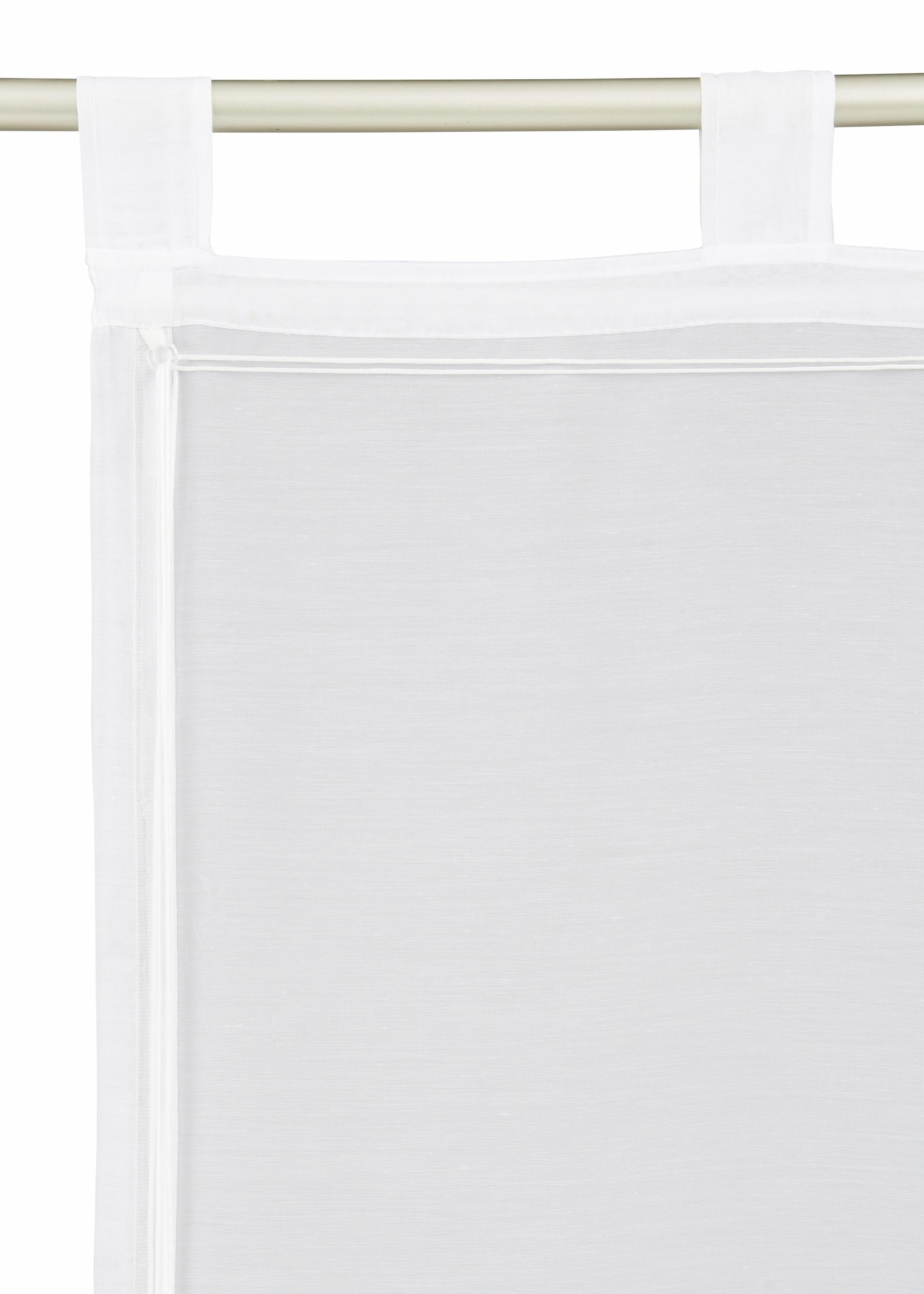 my home Raffrollo »Carpi« mit Schlaufen Transparent, Voile, Polyester